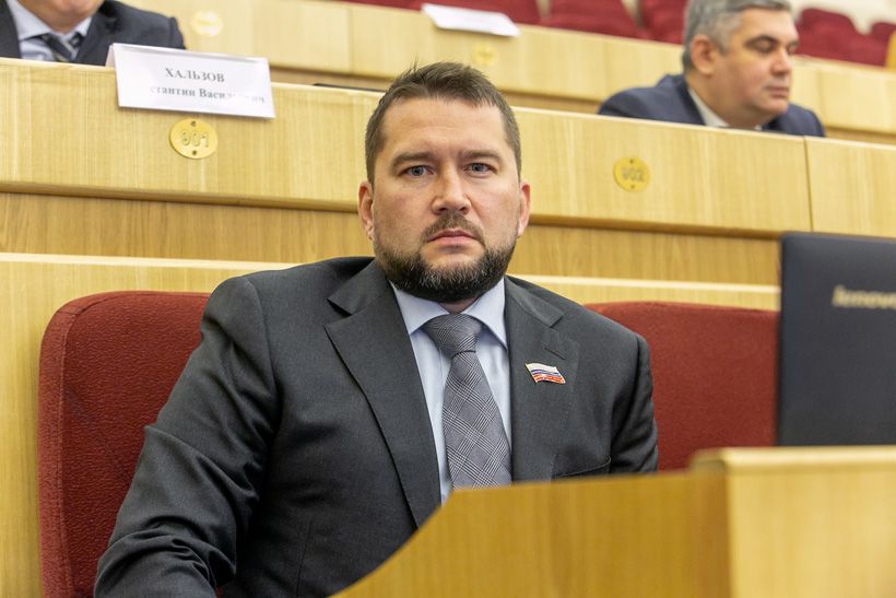 Николай Машкарин на заседании Законодательного собрания Новосибирской области