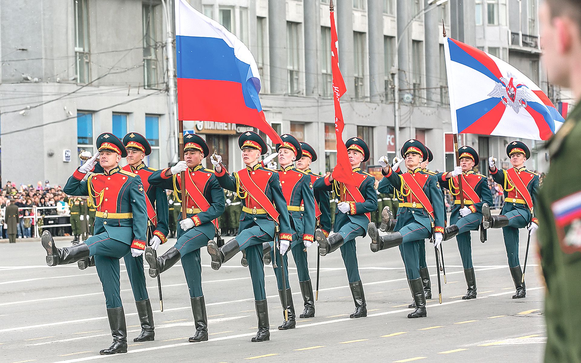 прощание со знаменем полка