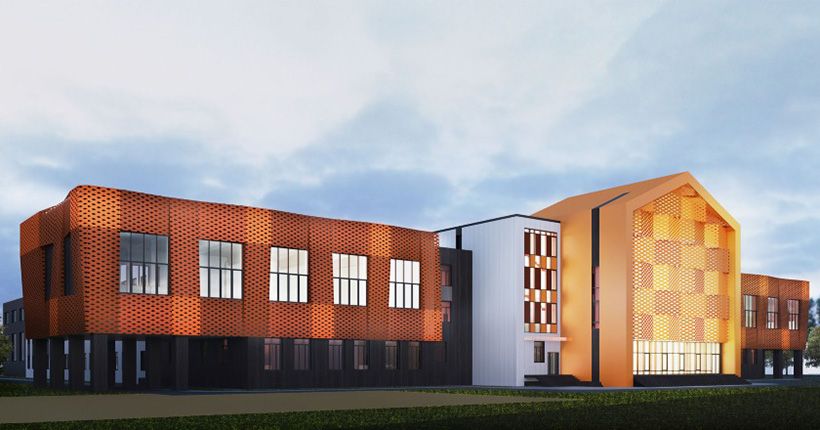 Проект нового здания гимназии №3