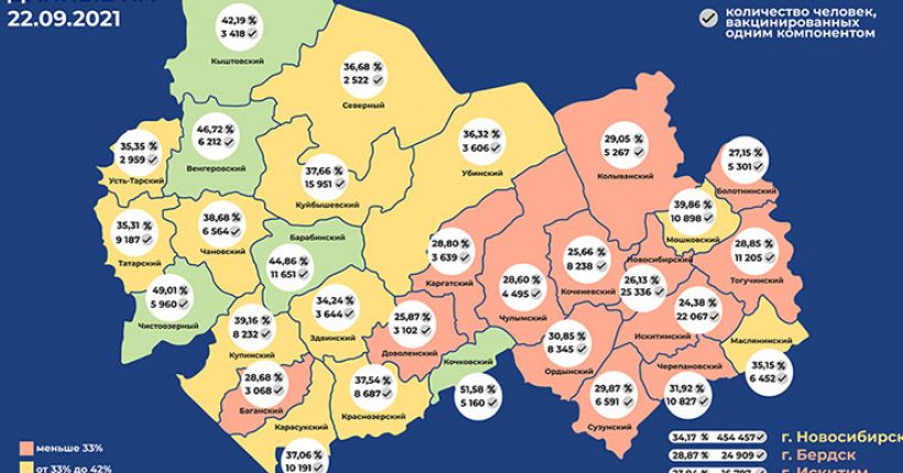 карта вакцинации в НСО