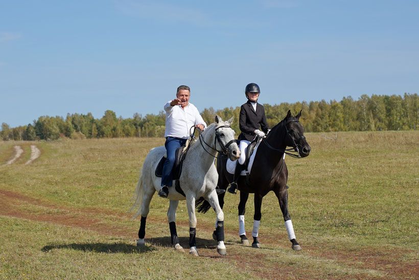 Андрей Шимкив на коне
