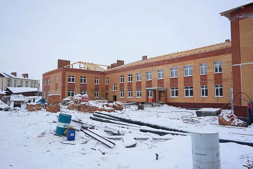 Строительство нового детского сада в Тогучине