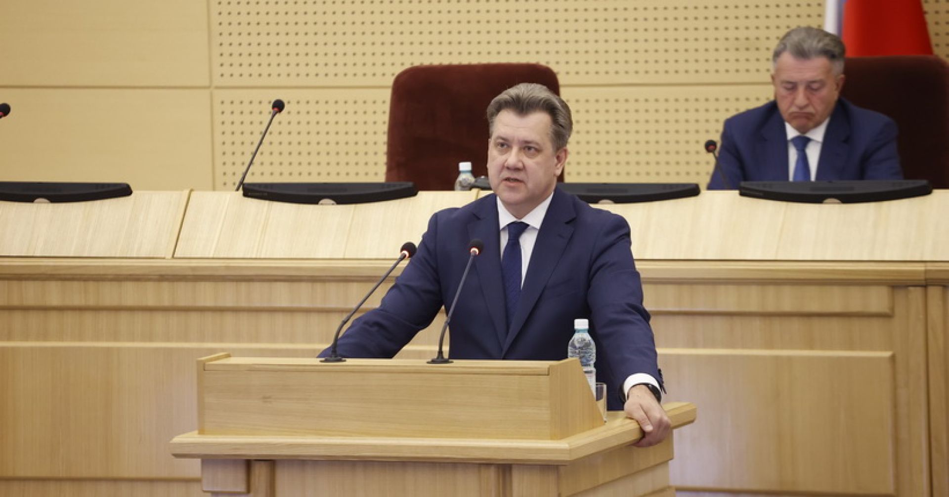 министр финансов НСО Виталий Голубенко