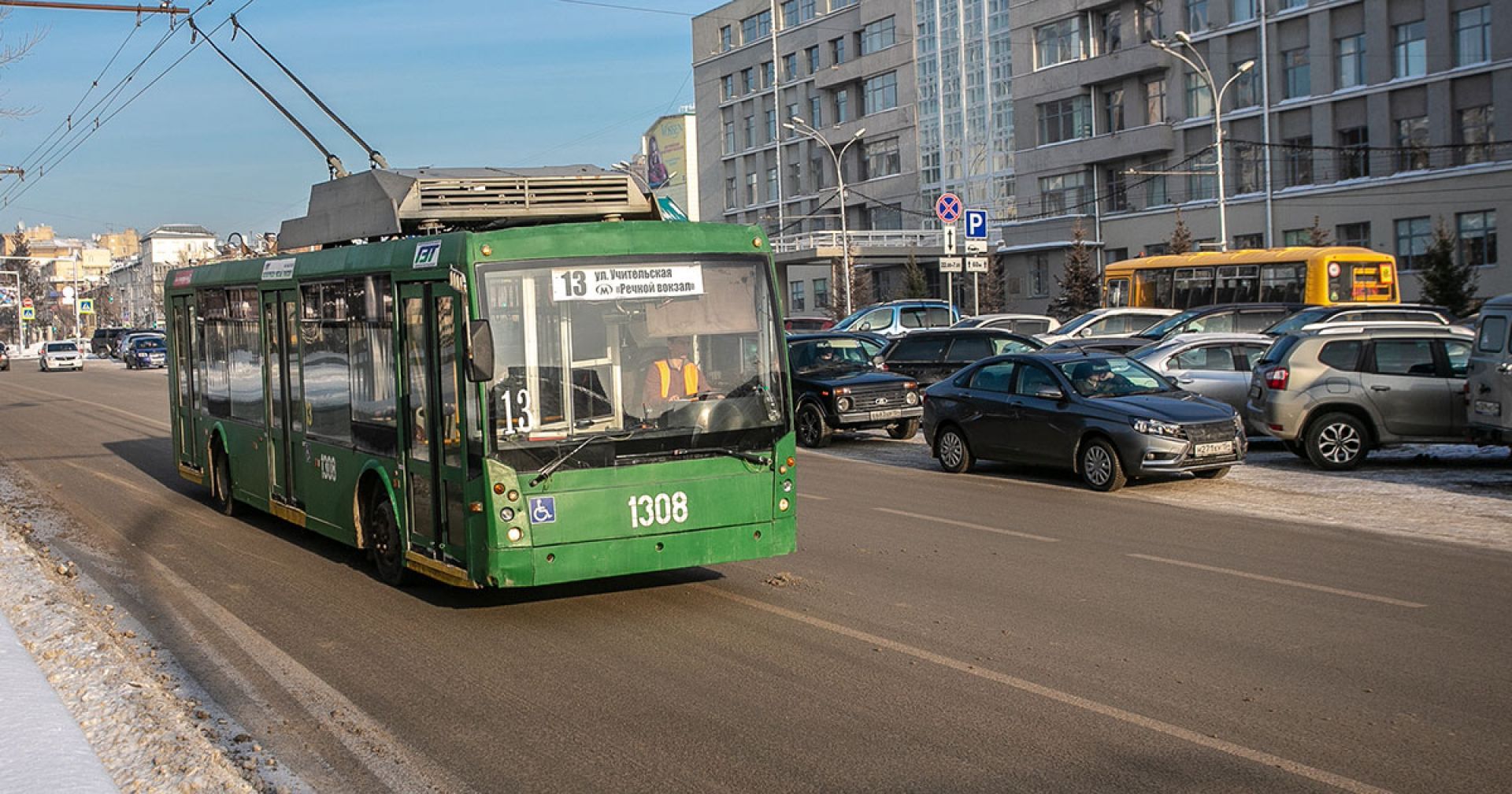Электрички Тогучина Новогодняя