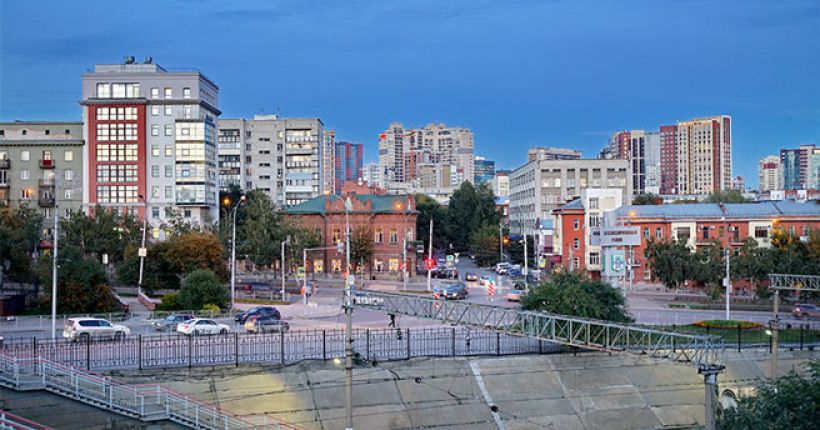 Новосибирск вечерний