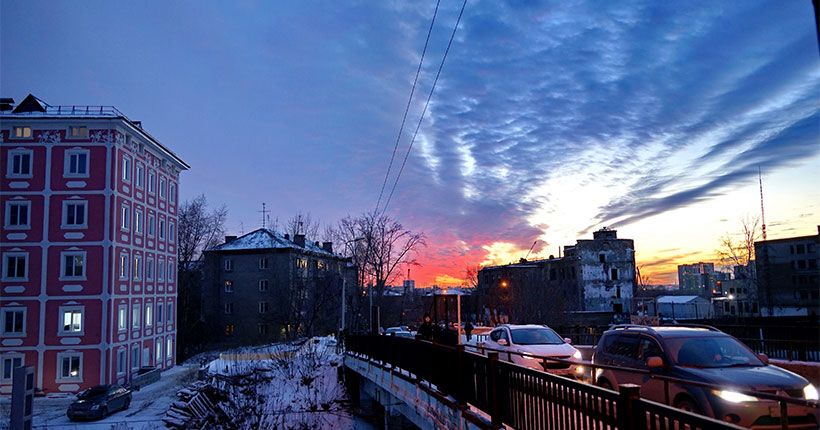 небо