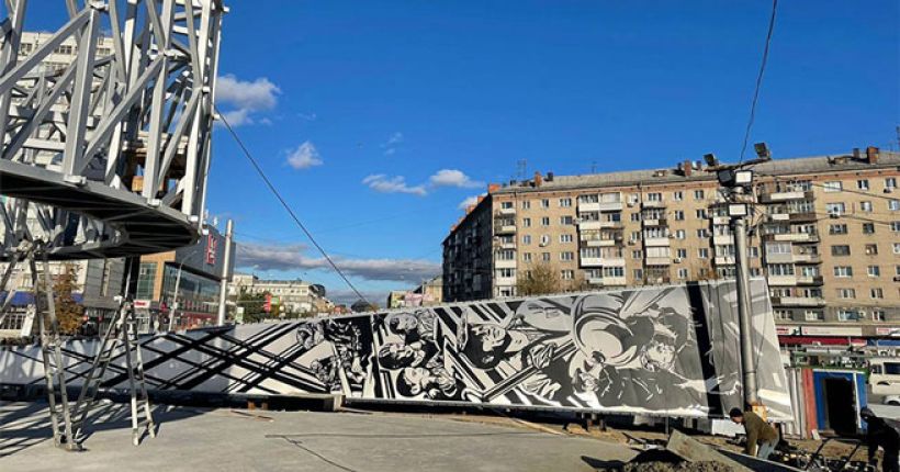 установка стелы