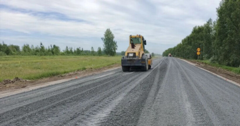 На одной из самых старых дорог Новосибирской области ликвидируют пучины
