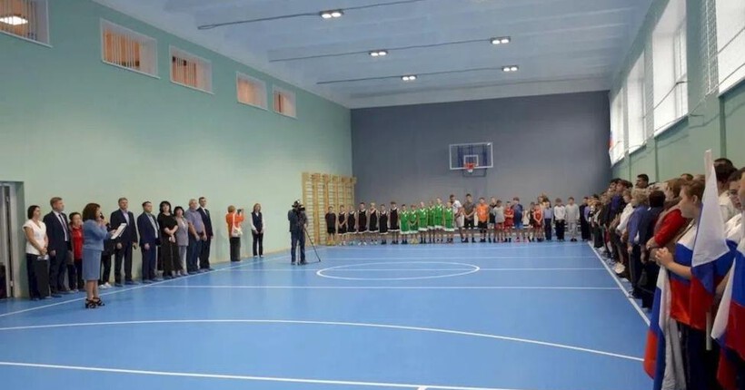 Спорткомплекс в селе Улыбино Новосибирской области открыли после ремонта