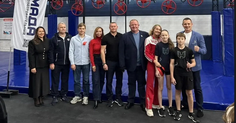 В спорткомплексе под Новосибирском открыта новая тренировочная зона ниндзя-спорта