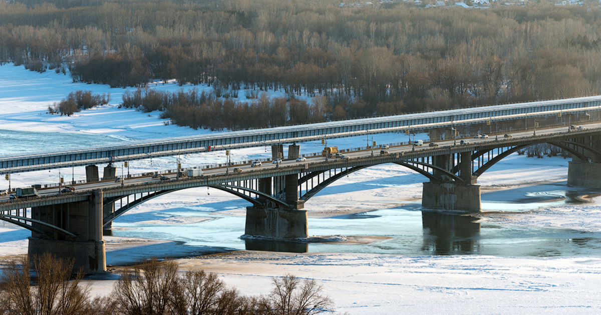 Фото коммунальный мост новосибирск фото