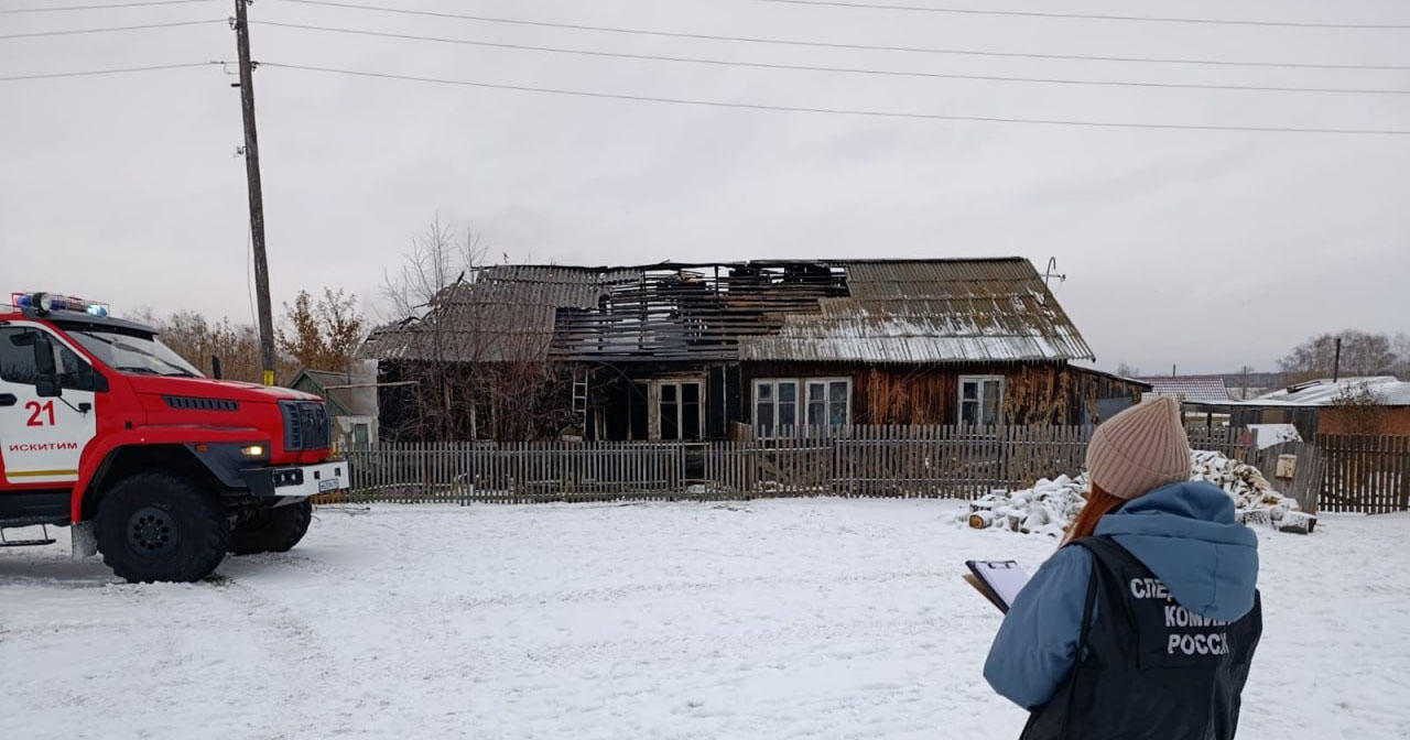 12-летняя девочка погибла при пожаре в Новосибирской области