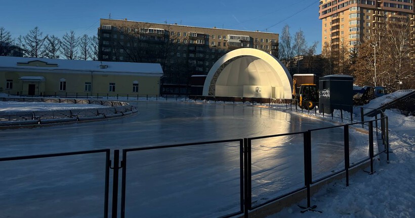 Новый год-2026: В Новосибирске открыли три катка