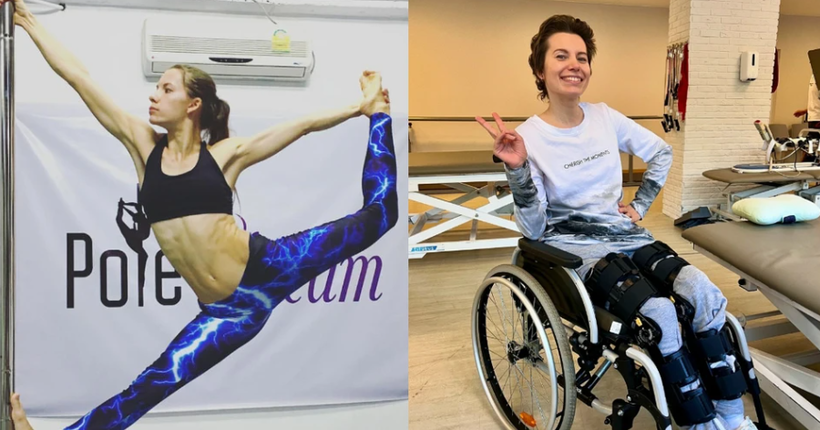 Парализованная танцовщица претендует на коляску-вездеход от новосибирской компании