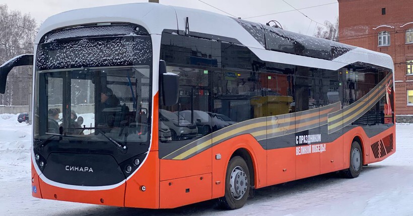 В Новосибирске запускают тест нового троллейбуса с автономным ходом