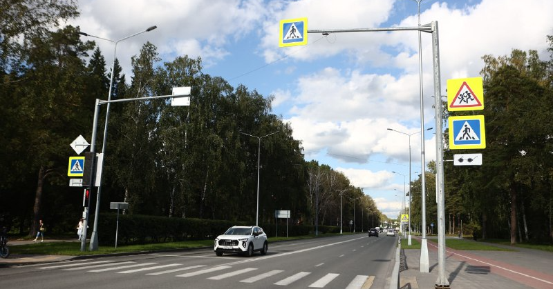 В Новосибирске обновят и восстановят уличное освещение рядом со школами