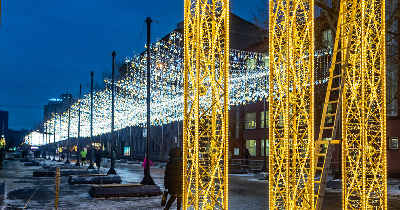 В Новосибирске движение на улице Ленина откроют с 11 февраля