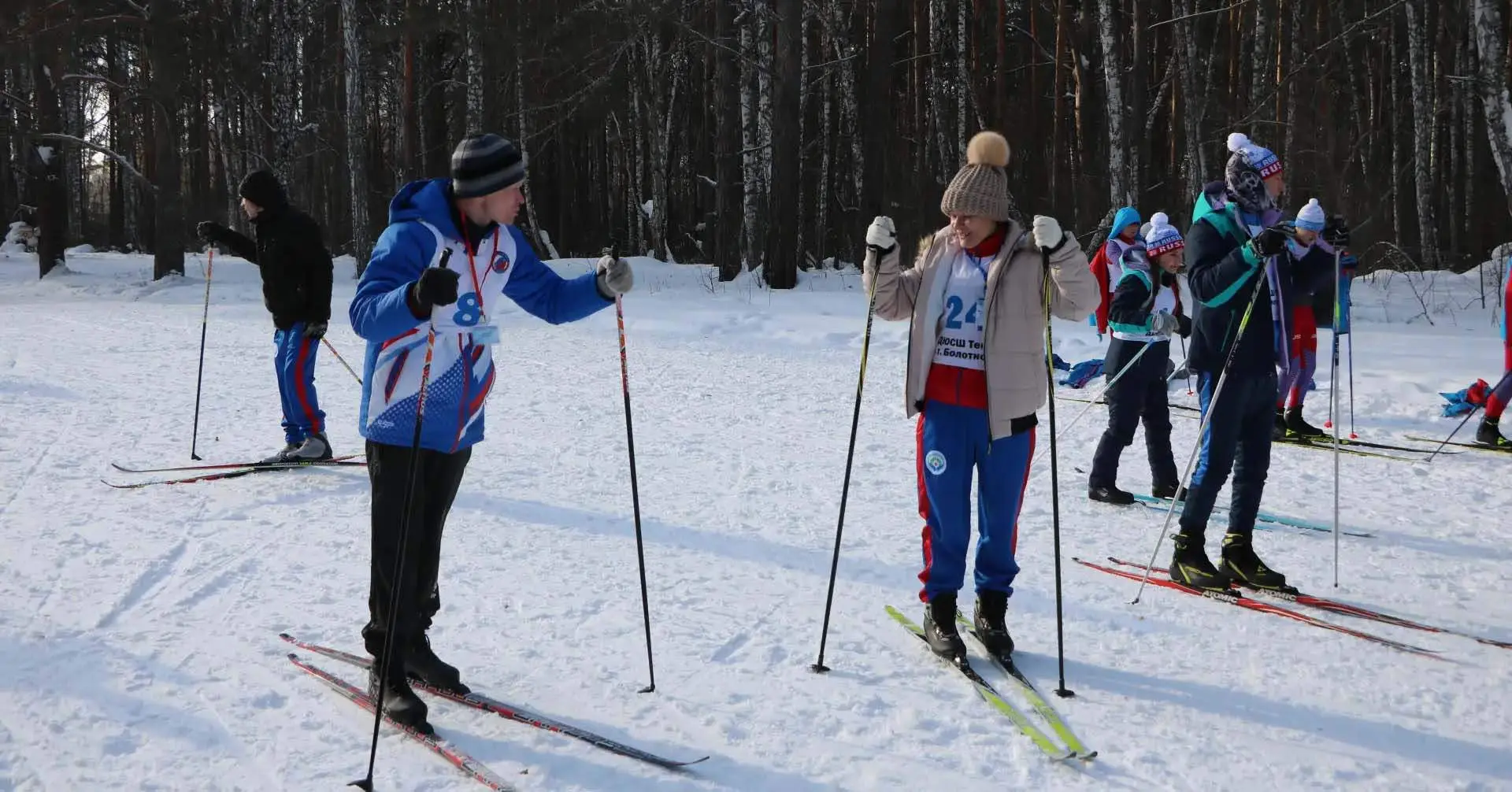 В Новосибирске прошёл инклюзивный фестиваль лыжного спорта