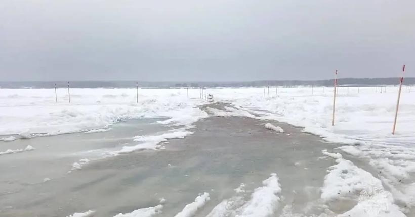 В Новосибирской области закрыли ледовую переправу Ордынское &mdash; Нижнекаменка