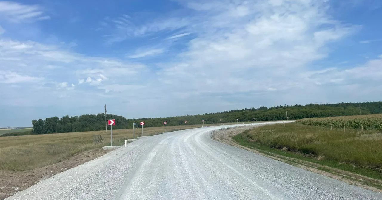 В Новосибирской области завершился ремонт участка трассы в Сузунском районе