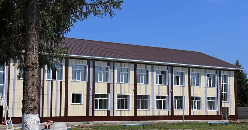 В Маслянино Новосибирской области ремонтируют школу по нацпроекту