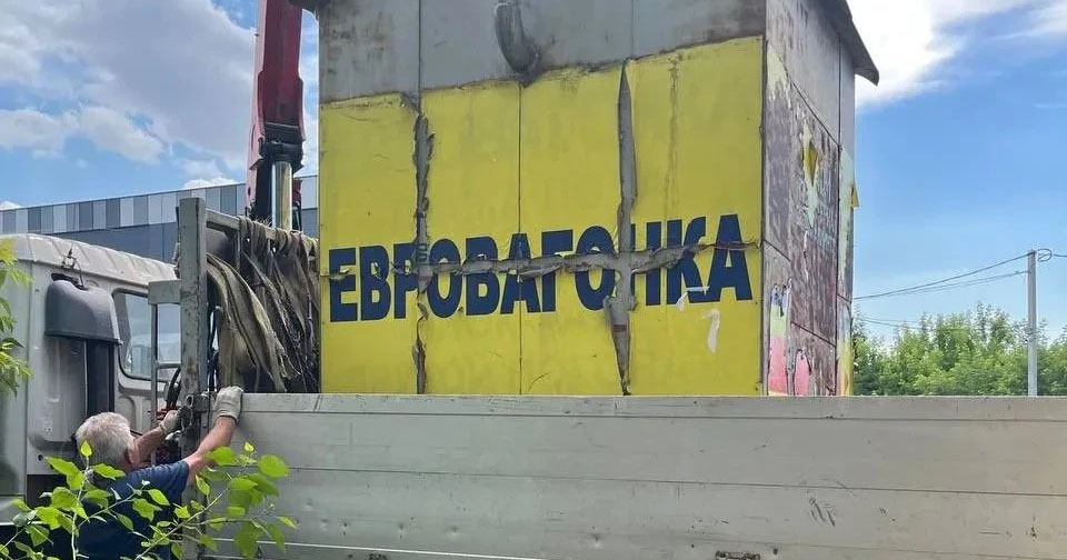 В Новосибирске демонтировали самовольные объекты в Калининском и в Заельцовском районах