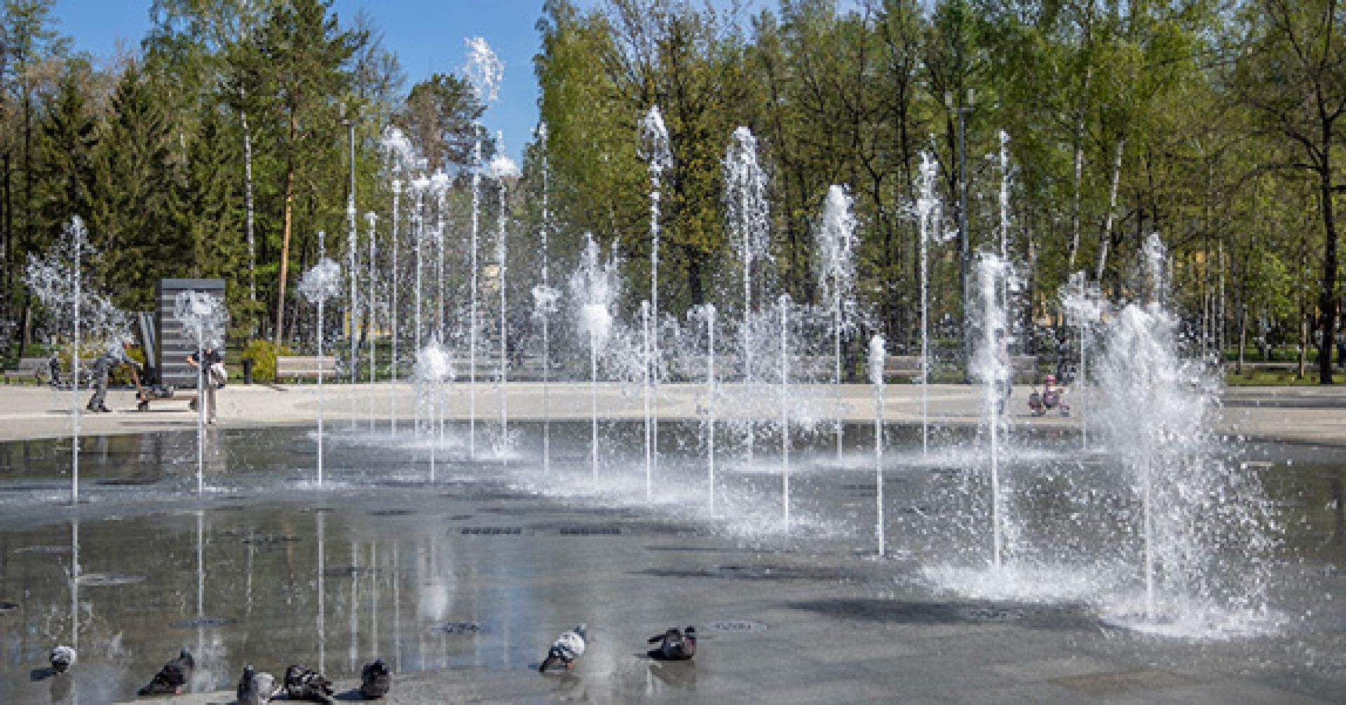 В Центральном парке Новосибирска не работает фонтан