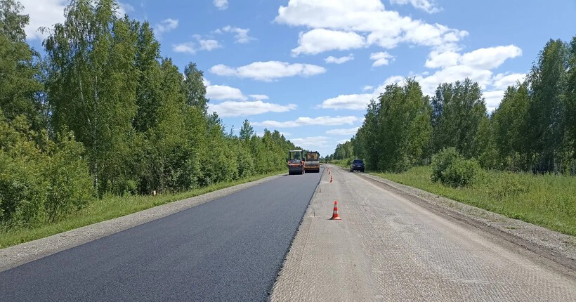 В Новосибирской области ремонтируют два участка дороги Куйбышев &ndash; Северное