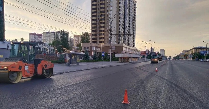 В Октябрьском районе Новосибирска завершается ремонт ключевых магистралей