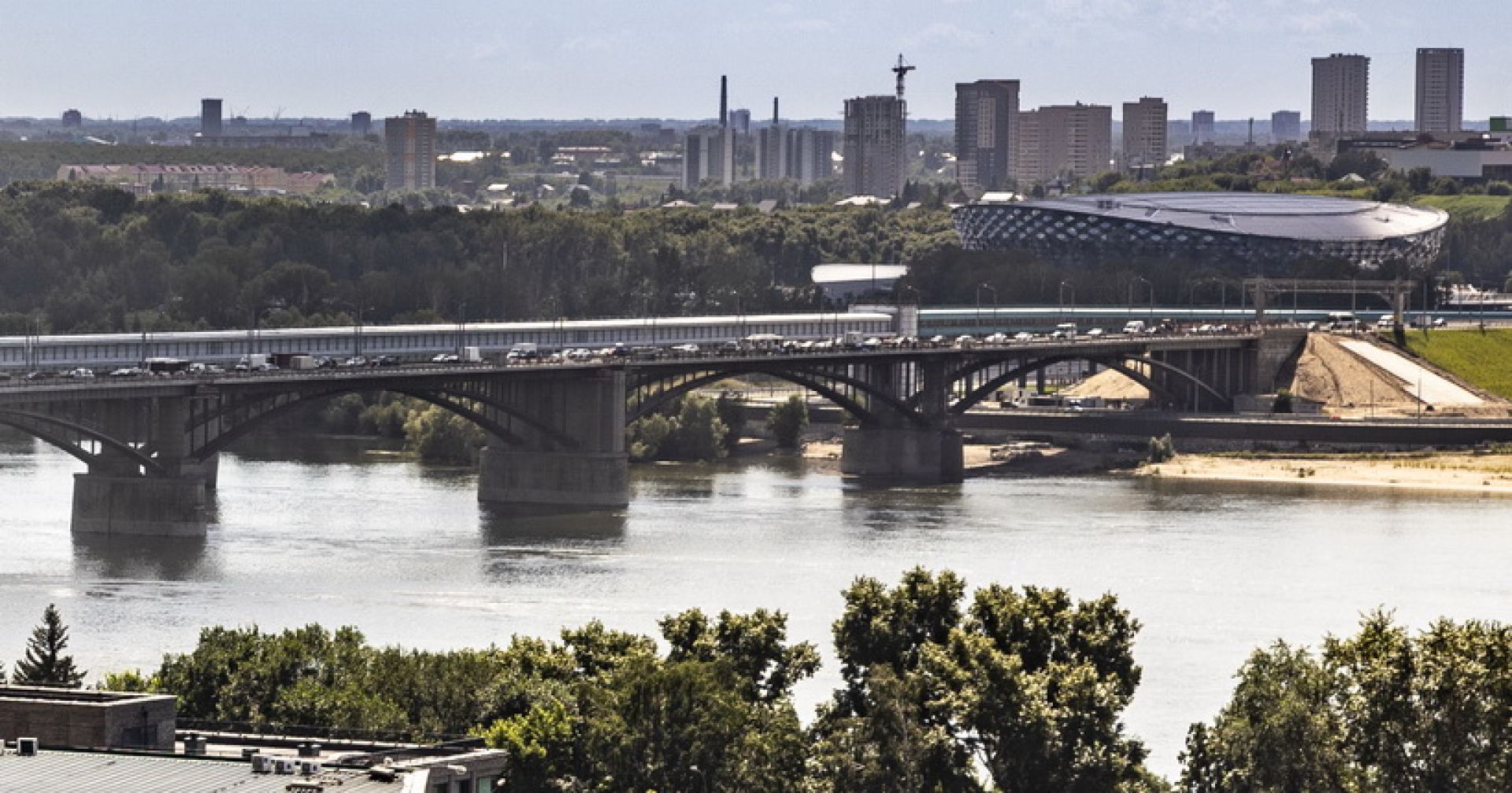 Новосибирск, вид на Обь