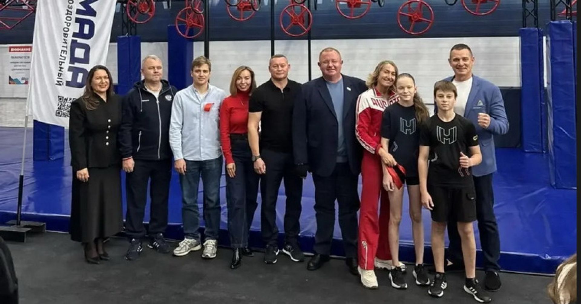 зона ниндзя-спорта в спорткомплексе "Армада"