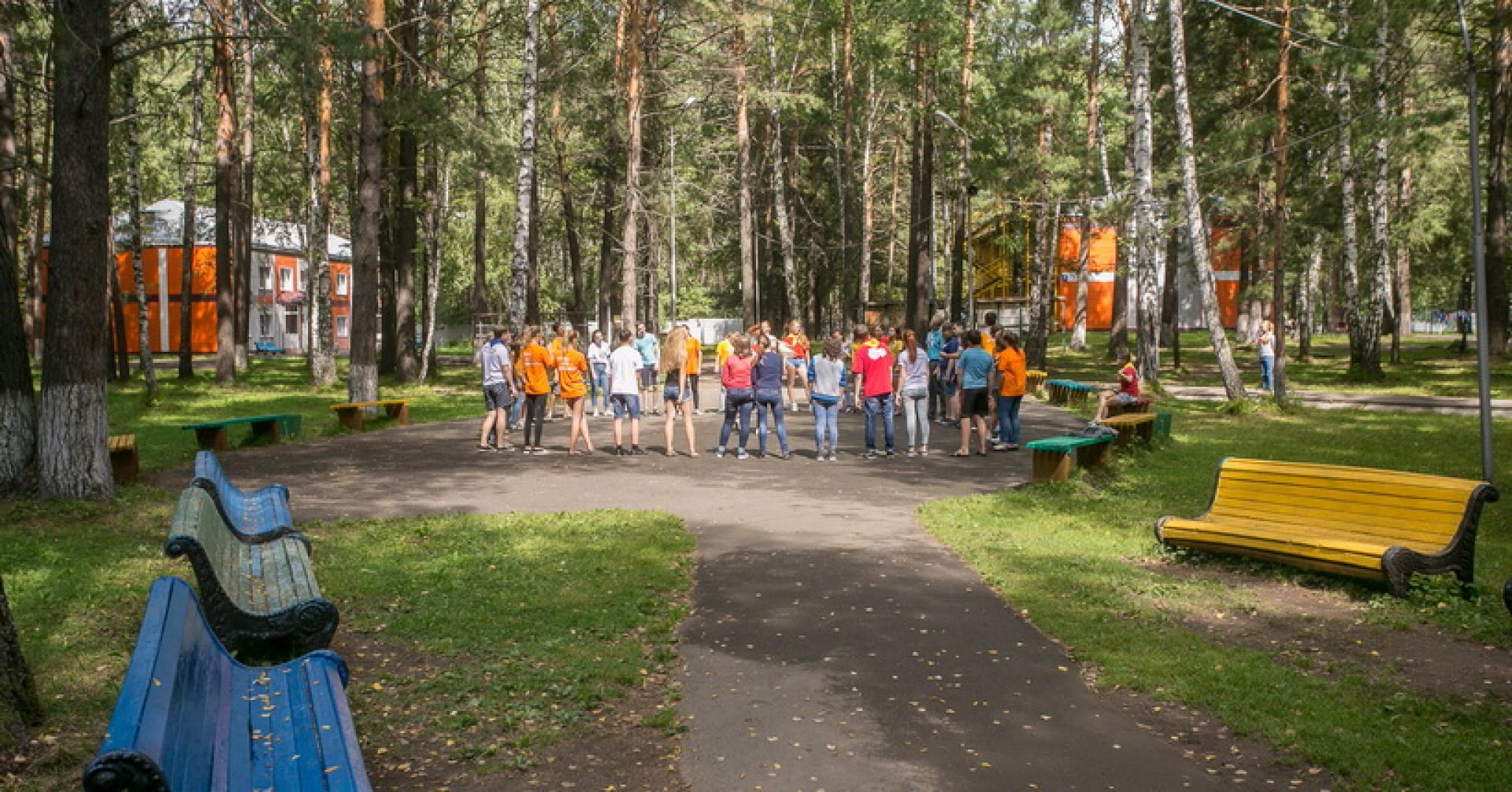 дети в лагере