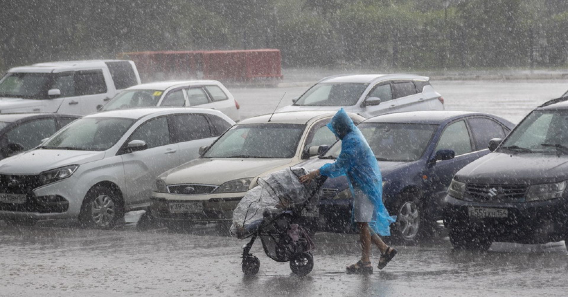 дождь на улице