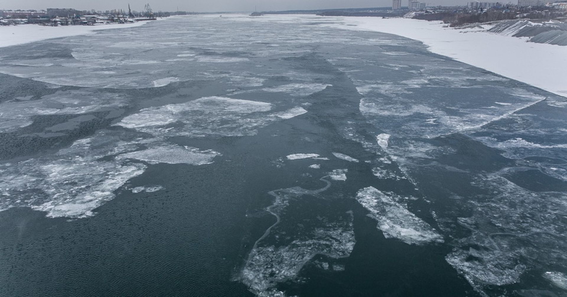 ледоход на Оби