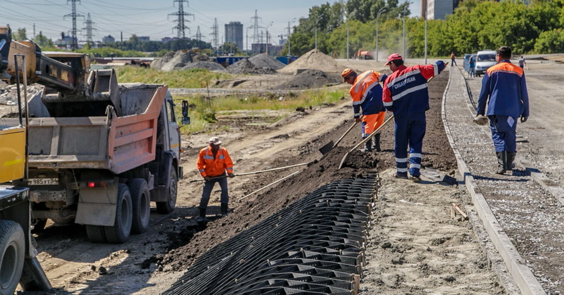 ремонт дороги