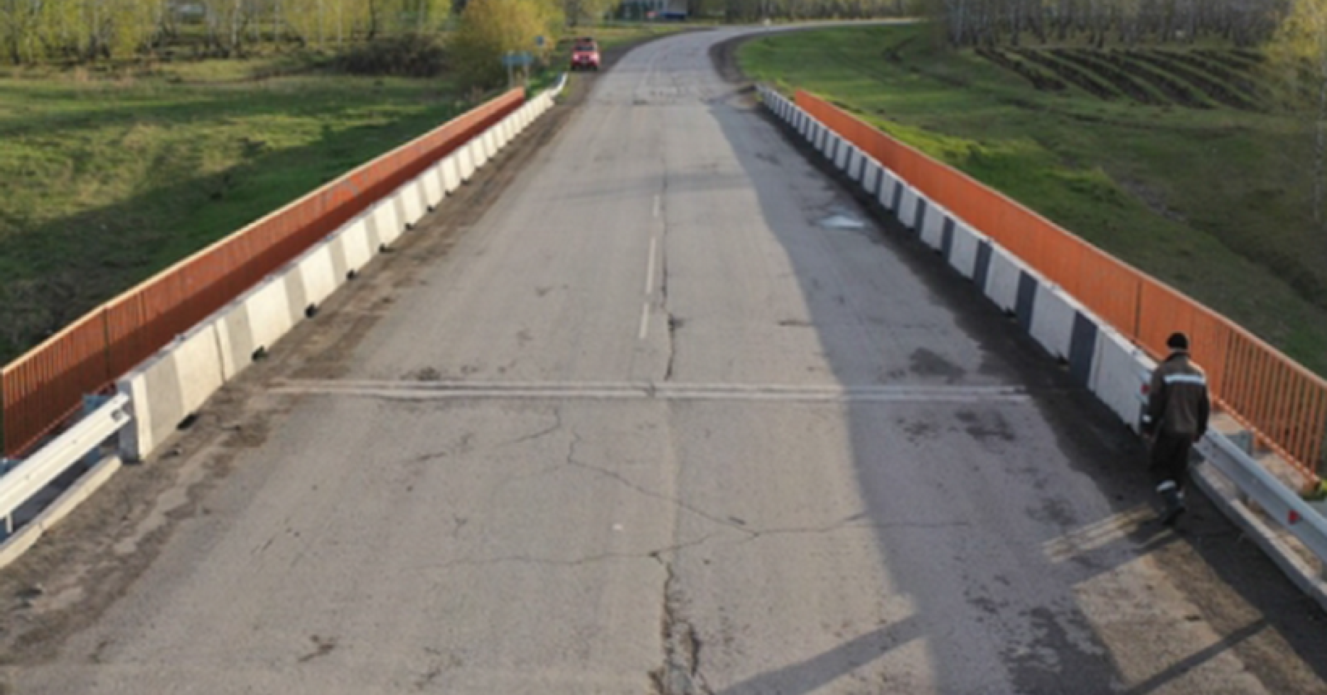 мост в Усть-Тарке