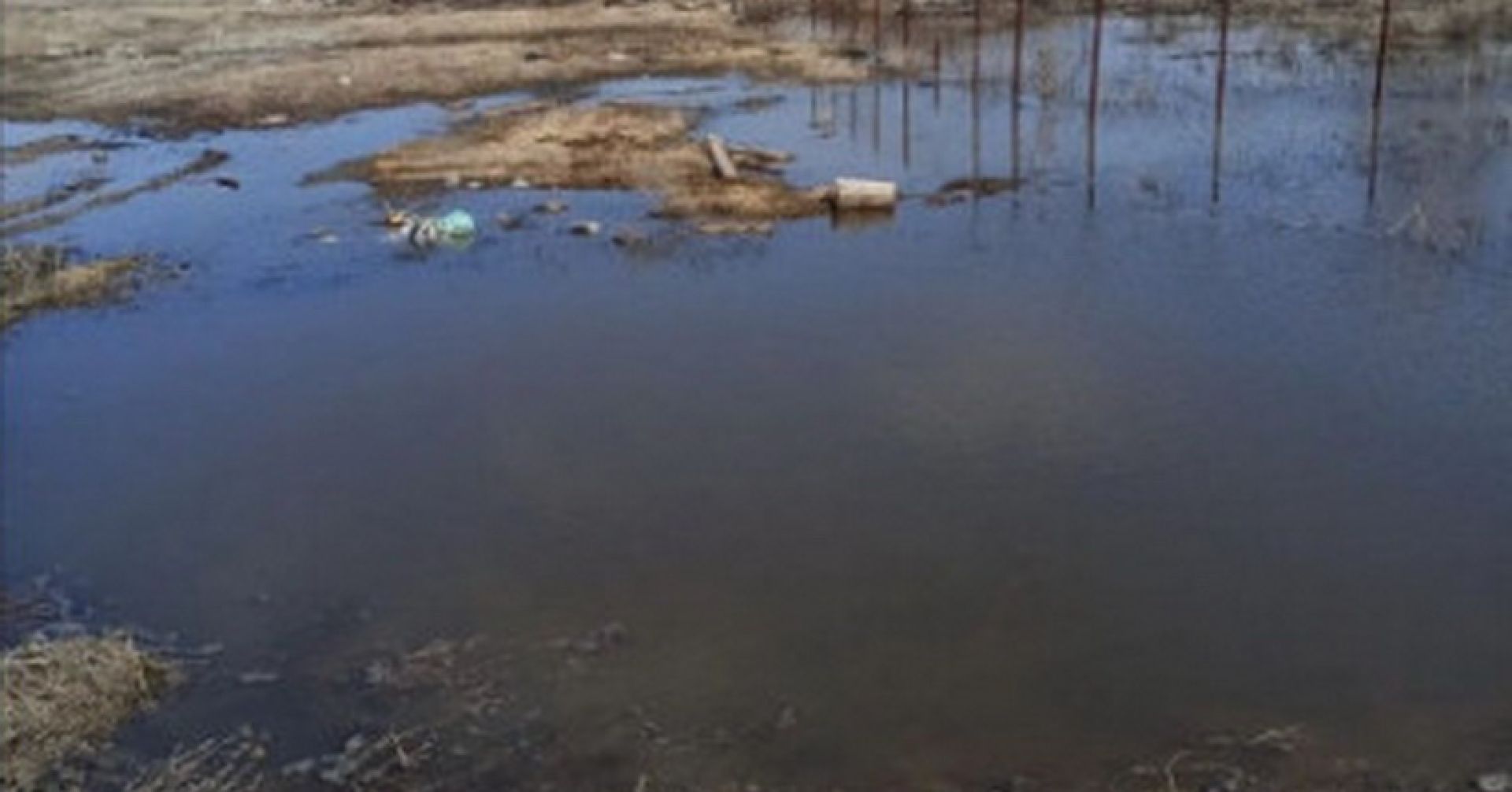 затопленная дорога